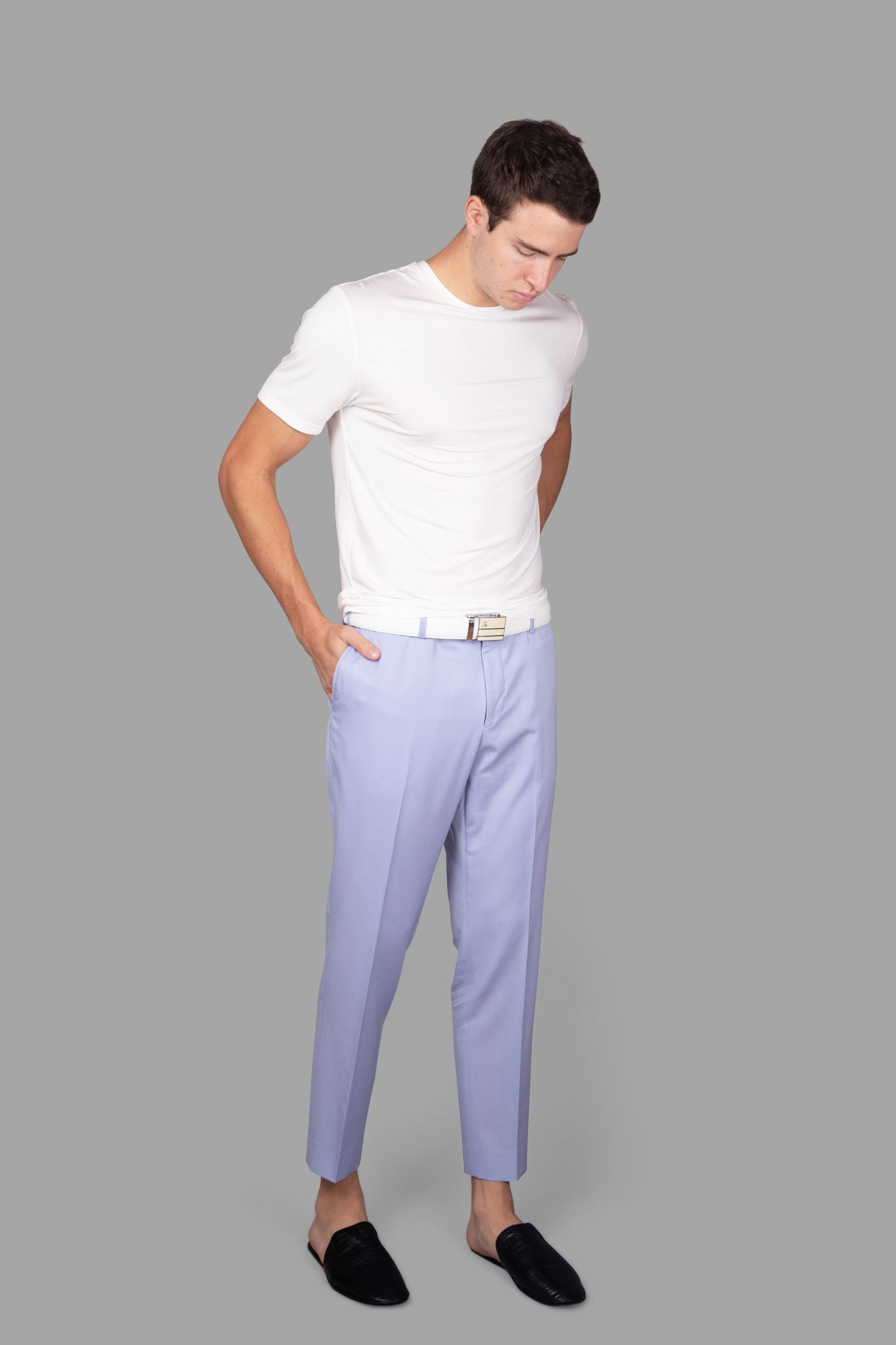 STEEN | Men's White Bamboo T-Shirt