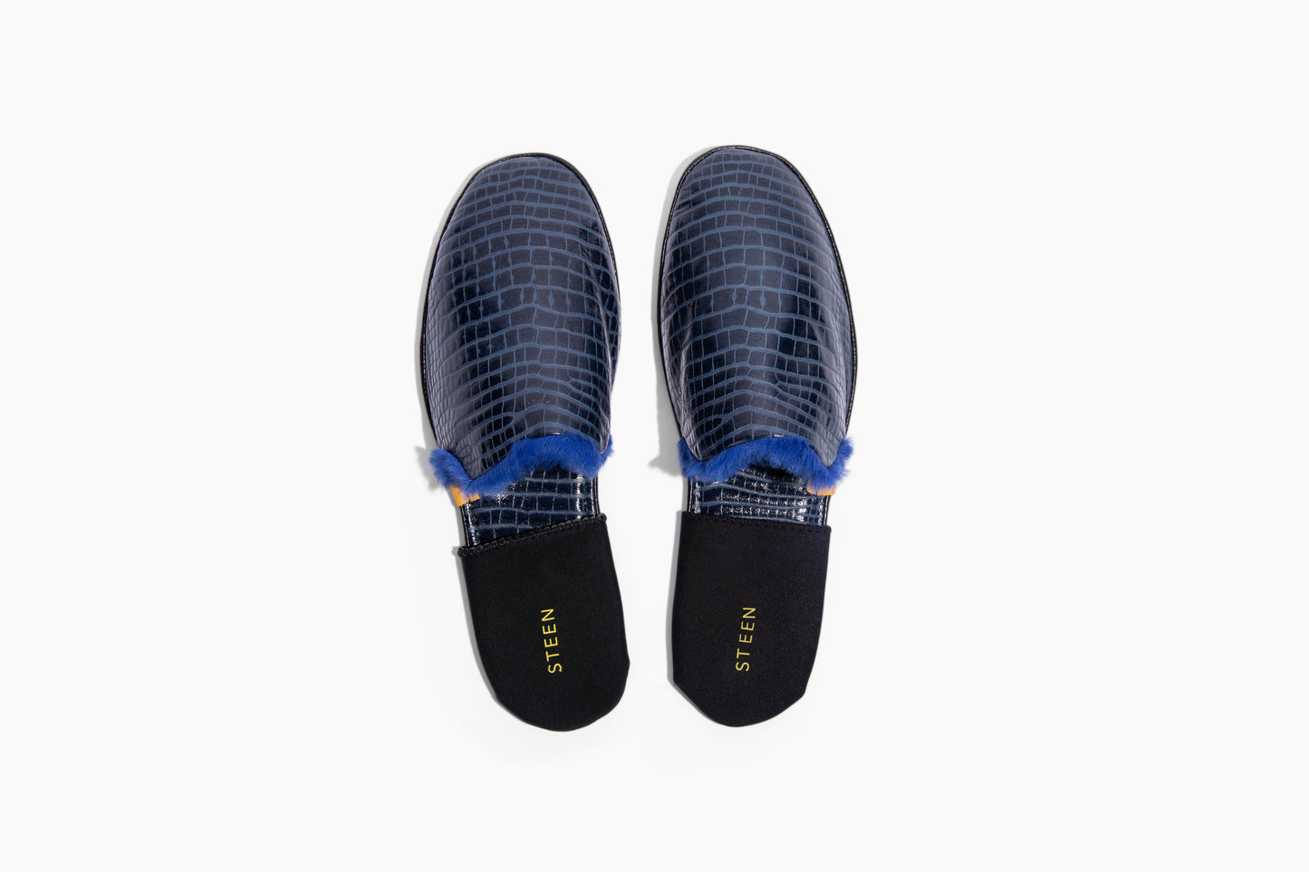 STEEN | luxury leather foldable travel slipper mens fashion