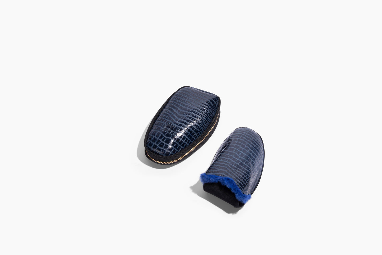 STEEN | luxury leather foldable travel slipper mens fashion