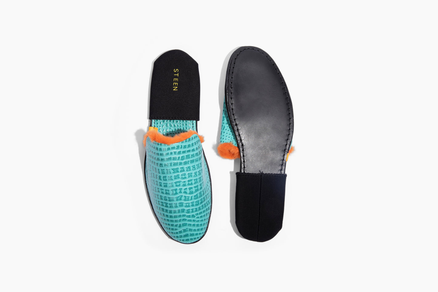 STEEN | luxury leather foldable travel slipper women's fashion