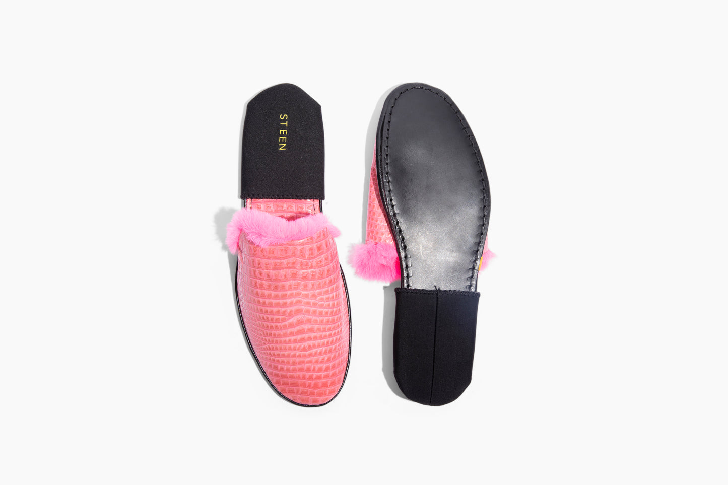 STEEN | luxury leather foldable travel slipper women's fashion