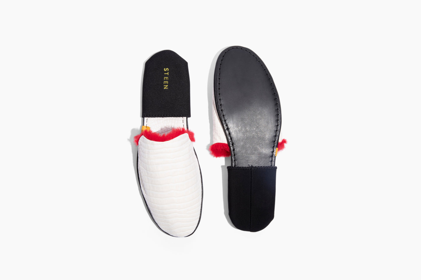 STEEN | luxury leather foldable travel slipper women's fashion