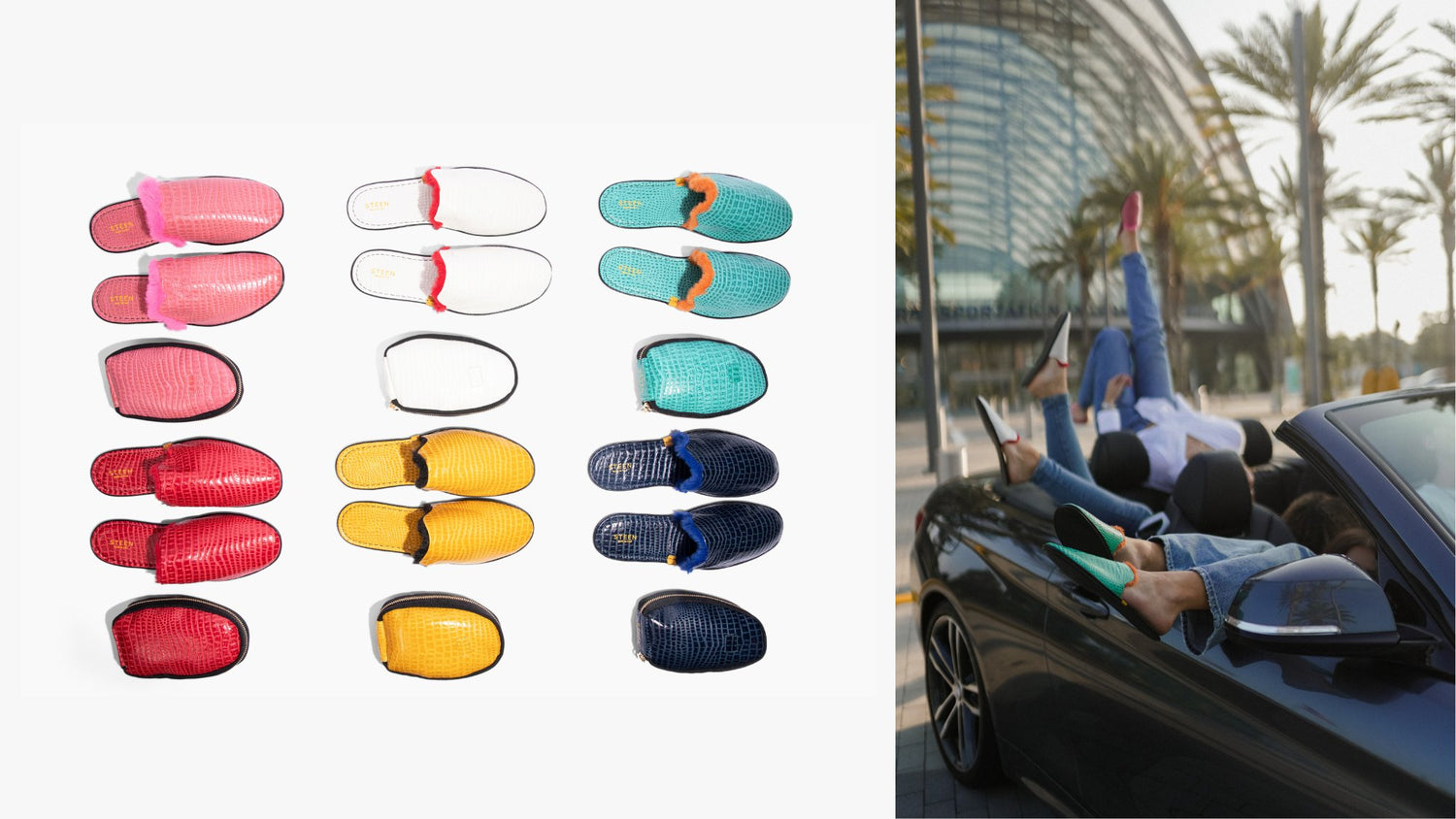 STEEN | Travel Slippers Color Collection