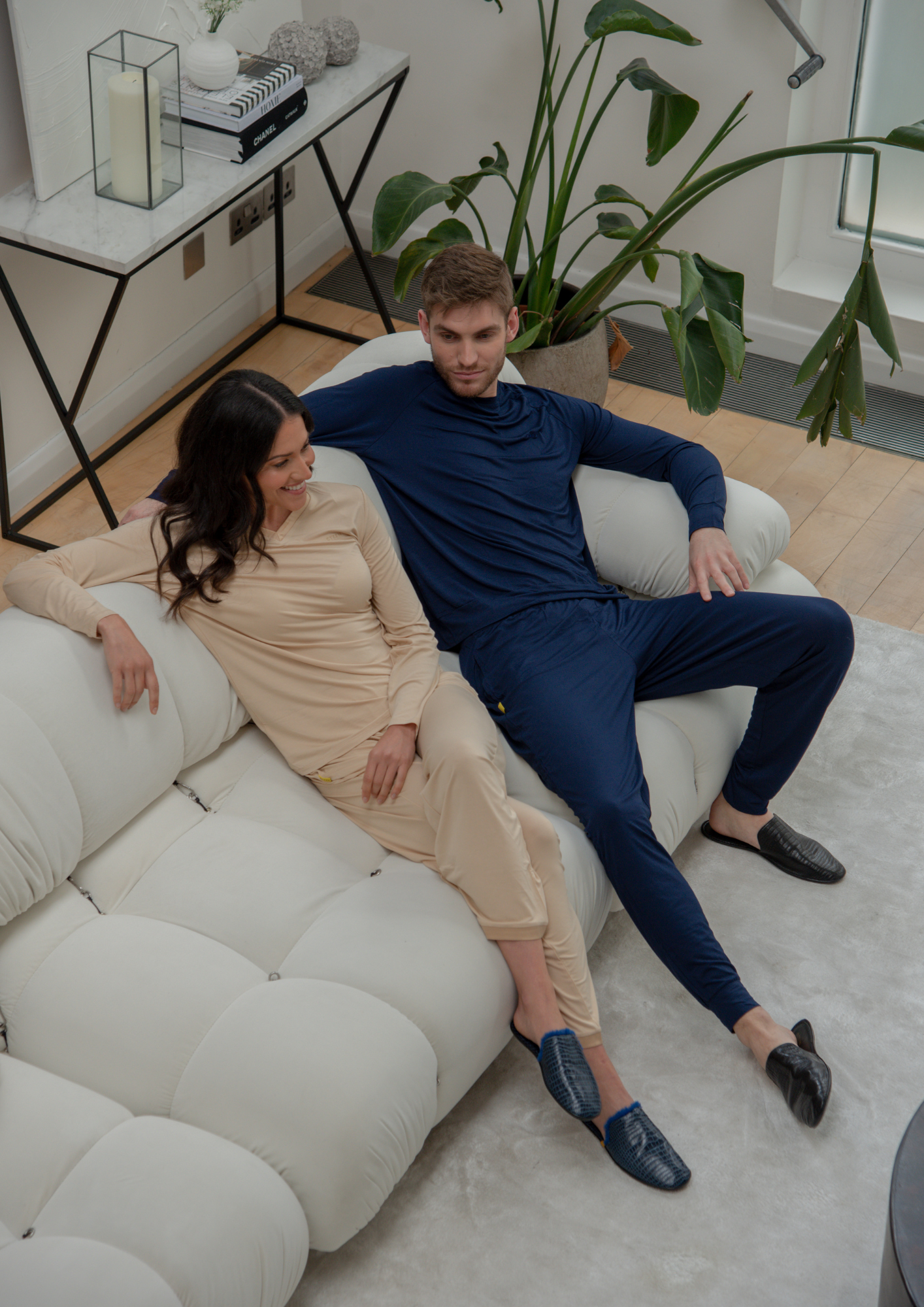 STEEN | Luxury loungewear and leather slippers