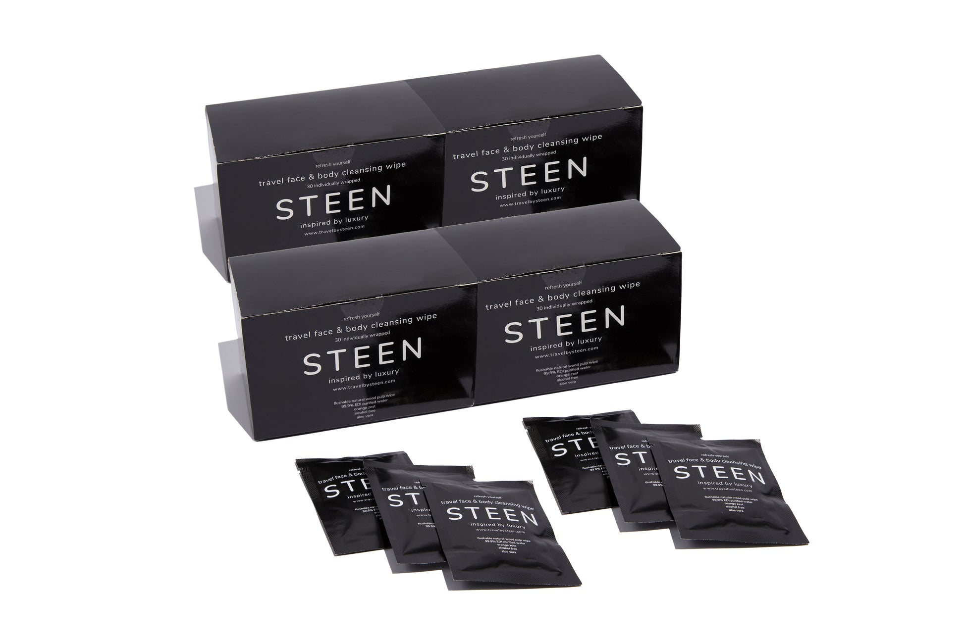 STEEN | Travel Cleansing Wipes alcohol free