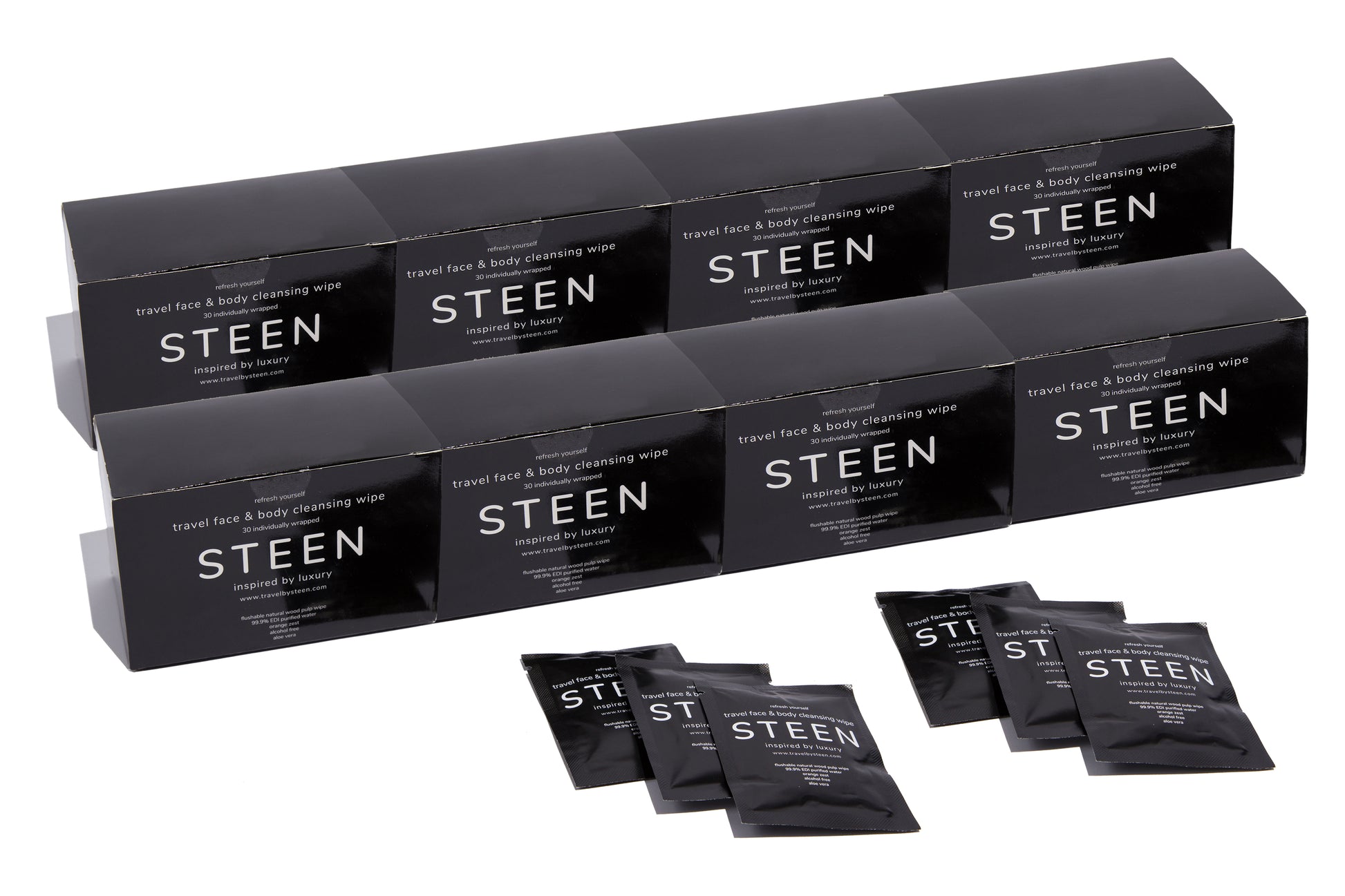 STEEN | Travel Cleansing Wipes alcohol free