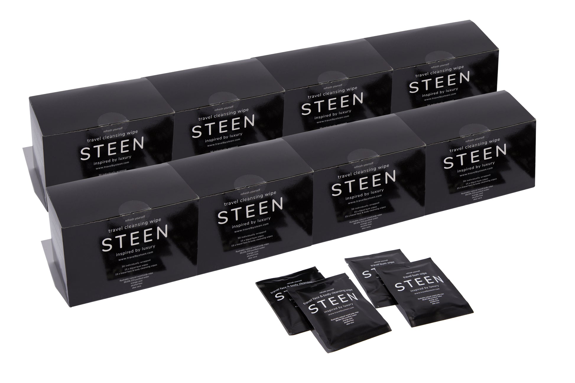 STEEN | Travel Cleansing Wipes alcohol free