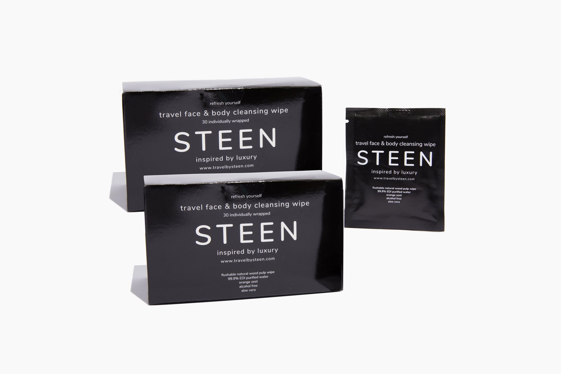 STEEN | Travel Cleansing Wipes alcohol free