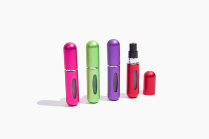 STEEN Portable Travel Perfume / Cologne Atomizer Set of 4