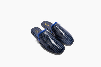 STEEN | luxury leather foldable travel slipper womens fashion