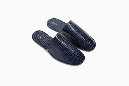 STEEN | luxury leather foldable travel slipper men's fashion 
