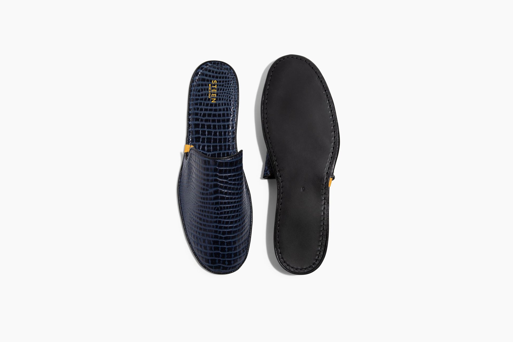 STEEN | luxury leather foldable travel slipper men's fashion 