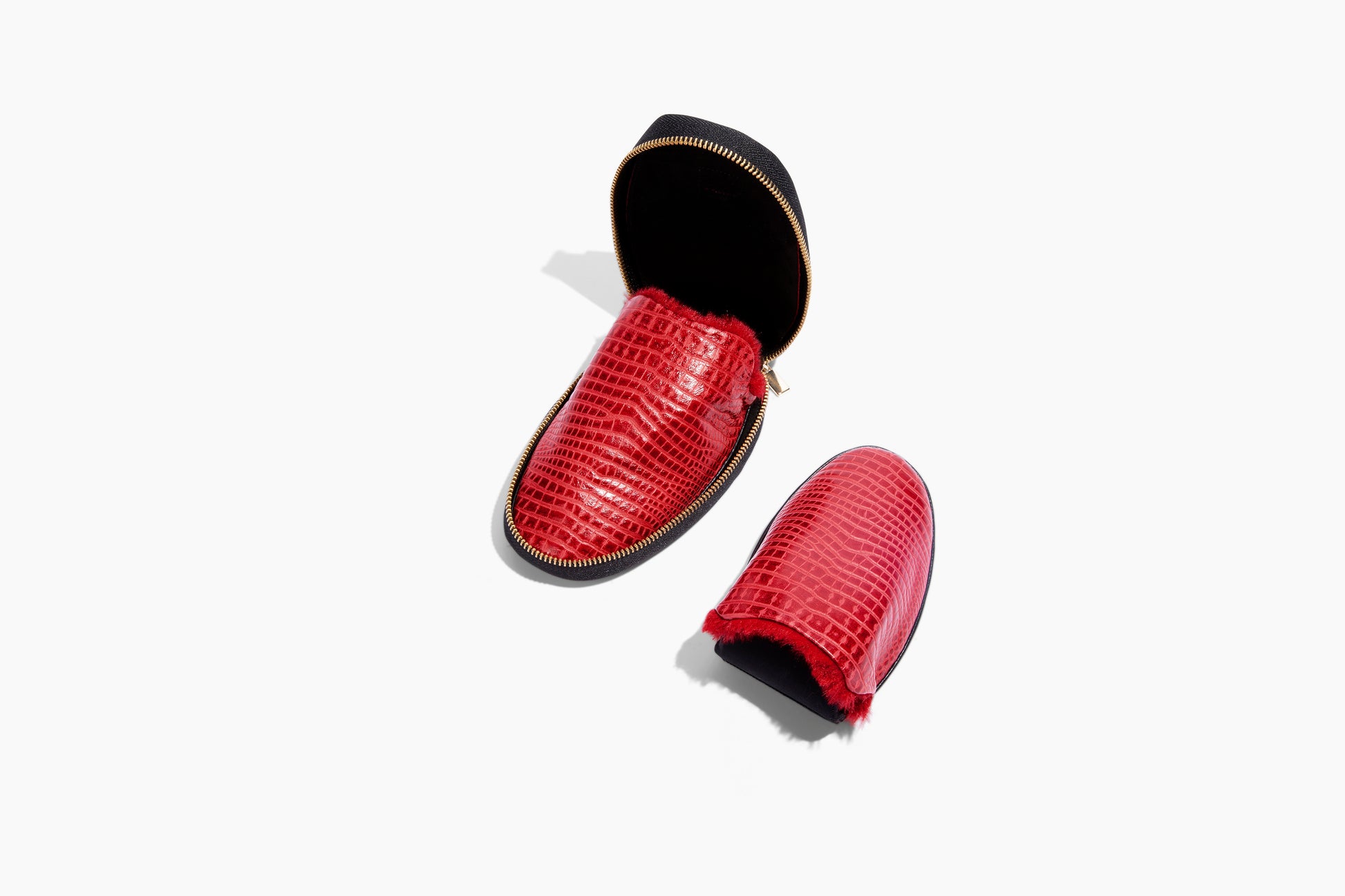 STEEN | luxury leather foldable travel slipper women's fashion 