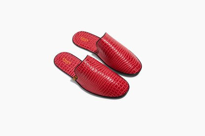 STEEN | luxury leather foldable travel slipper women's fashion