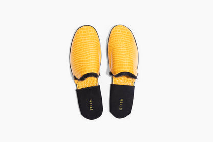 STEEN | luxury travel leather foldable slipper men's fashion