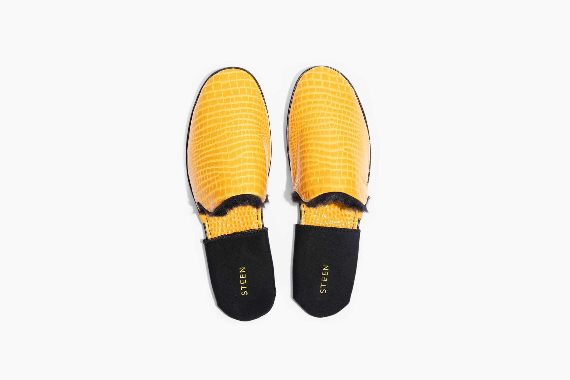 STEEN | luxury travel leather foldable slipper women's fashion